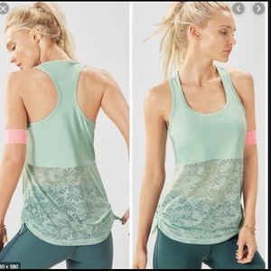 NWOT - Fabletics Cashel Racerback Tank Lace - S